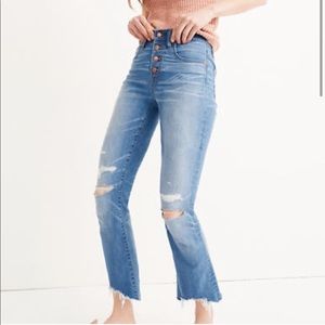 Madewell Cali Demi boot Jean